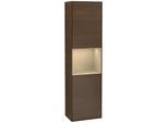 Villeroy und Boch Finion Hochschrank G460PCGN 41,8x151,6cm, links, Emotion, Regal Oak Venerr, Walnut veneer