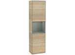 Villeroy und Boch Finion Hochschrank F460GMPC 41,8x151,6x27cm, links, Regal Olive Matt Lacquer, Oak Veneer
