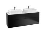 Villeroy & Boch Finion Unterschrank G18100PD 160x60,3cm, Black Matt Lacquer