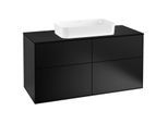 Villeroy und Boch Finion Waschtischunterschrank G26200PD 120x60,3cm, Emotion, Abdeckplatte black matt, Black matt lacquer