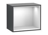Villeroy und Boch Finion Regalmodul F580MTHG 41,8x35,6x27cm, Regal White Matt, Midnight Blue Matt Lacquer