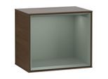 Villeroy und Boch Finion Regalmodul G580GMGN 41,8x35,6x27cm, Emotion, Regal Olive Matt, Walnut veneer