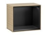 Villeroy und Boch Finion Regalmodul F580PDPC 41,8x35,6x27cm, Regal Black Matt, Oak Veneer