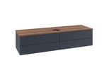 Villeroy & Boch Antao Waschtischunterschrank 1600x360x500mm L25112HG mit Beleuchtung mit Struktur FK/AP: HG/2