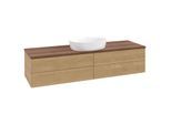 Villeroy & Boch Antao Waschtischunterschrank 1600x360x500mm L25012HN mit Beleuchtung FK/AP: HN/2