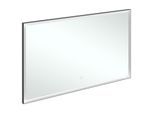 Villeroy und Boch Subway 3.0 Spiegel A46313BC Aluminiumrahmen, 130 x 75 x 4,75 cm, schwarz matt/weiß matt