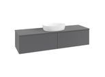 Villeroy & Boch Antao Waschtischunterschrank 1600x360x500mm K36110GK mit Struktur FK/AP: GK/0
