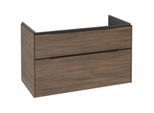 Villeroy und Boch Subway 3.0 Waschtisch-Unterschrank C57001VH 97,3x57,6x47,8cm, ohne LED/Griff Volcano black, arizona oak