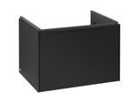 Villeroy und Boch Subway 3.0 Waschtisch-Unterschrank C575L1VL 62,2x42,9x47,8cm, mit LED/Griff Volcano black, volcano black
