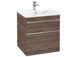 Villeroy und Boch Venticello Waschtisch-Unterschrank A92301VH 55,3 x 59 x 50,2 cm, Griff Chrom, arizona oak