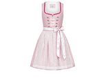 Dirndl NÜBLER "Dirndl mini Lina", Damen, Gr. 42, EURO, rosa, Obermaterial: 100% Polyester PES., Kleider