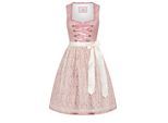 Dirndl NÜBLER "Dirndl midi Greta", Damen, Gr. 36, EURO, rosa, Obermaterial: 100% Polyester PES., Kleider