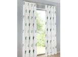 Gardine HEINE HOME Gr. 3, grün (salbei), B:140cm H:225cm, Polyester, Gardinen, Gardine