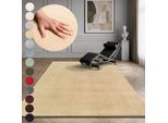 Teppich OTTO HOME "Arabell, Kunstfellteppich, Felloptik, waschbar", gold, B:200cm H:16mm L:280cm, Polyester, Teppiche, Teppich, flauschig, kuschelig, Anti-Rutsch-Unterseite, Wohnzimmer, Schlafzimmer