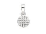 Kettenanhänger ADELIA´S "Anhänger 925 Silber mit Zirkonia – Silberanhänger", silber, Schmuckanhänger, Damen, mit Zirkonia, Silber 925 (Sterlingsilber), Kettenanhänger, Silberanhänger