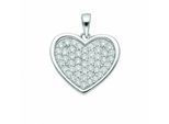 Kettenanhänger ADELIA´S "Anhänger 925 Silber mit Zirkonia – Silberanhänger", silber, Schmuckanhänger, Damen, mit Zirkonia, Silber 925 (Sterlingsilber), Kettenanhänger, Silberanhänger