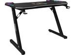Gamingtisch PHOENIX, weiß, neutral, B:120cm H:74cm T:60cm, Tische, Gamingtisch, inkl RGB LED Beleuchtung