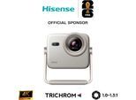HISENSE DLP-Beamer "M2 PRO", silber, B:19,3cm H:23cm T:21,8cm, Beamer, Hisense M2 PRO 4K UHD Laser Mini Projektor, DLP-Beamer