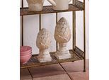 Dekoobjekt OTTO HOME "Zapfen", beige (natur), B:11cm H:25cm T:11cm, Keramik, Dekofiguren, Dekoobjekt