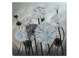 Perlen-Stickbild "Pusteblume abstrakt", 30 x 30 cm