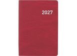 Succes Taschenagenda, Mittelformat 7,6 x 11 cm, Einband Kunstleder, Einteilung 3½ Tage pro Seite, FSC, rot
