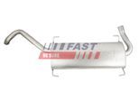 FAST Endschalldämpfer ft84127 hinten für Fiat