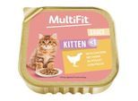 MultiFit Nassfutter Katze Junior, in Sauce, Huhn 64x100 g