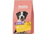 MultiFit Trockenfutter Hund Senior Huhn und Reis 2x12 kg