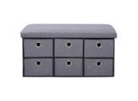 Kesper , Grau , Kunststoff, Holzwerkstoff , 76x38x38 cm , FSC 100% ,