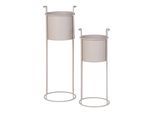 Übertopf-Set Rabo Flowerpot Beige 2-teilig