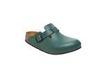 Berufsschuh BIRKENSTOCK "Boston Pro" Gr. 41, grün (dunkelgrün), 41, Obermaterial: 100% Rindsleder Leather cow., Schuhe
