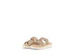 TOM TAILOR Damen Sandalen im Metallic-Look, gold, Uni, Gr. 40