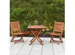 Gardenson , Naturfarben , Holz , Eukalyptusholz , massiv , Tisch klappbar, Stuhl klappbar ,