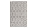 Ayyildiz , Grau , Textil , Raute , rechteckig , 140x200 cm , Oeko-Tex® Standard 100 , für Fußbodenheizung geeignet, schmutzabweisend, für Hausstauballergiker geeignet, lichtunempfindlich, antistatisch, waschbar, pflegeleicht, strapazierfähig, leicht zusammenrollbar , Teppiche & Böden, Teppiche, Webteppiche, Flachwebteppiche