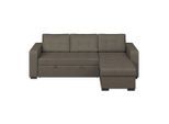 Möbelix , Graubraun , Textil , Füllung: Schaumstoff , seitenverkehrt montierbar, L-Form , 239x160 cm , Liegefunktion , Wohnzimmer, Sofas & Couches, Wohnlandschaften, Ecksofas