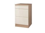 Held , Creme , Holzwerkstoff , 3 Schublade(n) Schubladen , 50x85x60 cm , Küche, Küchenblöcke, Küchenschränke, Küchenunterschränke