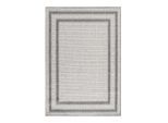 Ayyildiz , Creme , Textil , Bordüre , rechteckig , 140x200 cm , Oeko-Tex® Standard 100 , für Fußbodenheizung geeignet, schmutzabweisend, für Hausstauballergiker geeignet, lichtunempfindlich, antistatisch, waschbar, pflegeleicht, strapazierfähig, leicht zusammenrollbar , Teppiche & Böden, Teppiche, Webteppiche, Flachwebteppiche