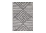 Ayyildiz , Grau , Textil , Raute , rechteckig , 160x230 cm , Oeko-Tex® Standard 100 , lichtunempfindlich, antistatisch, waschbar, pflegeleicht, strapazierfähig, leicht zusammenrollbar, für Fußbodenheizung geeignet, schmutzabweisend, für Hausstauballergiker geeignet , Teppiche & Böden, Teppiche, Webteppiche, Flachwebteppiche