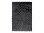 Kayoom , Graphitfarben , Textil , geometrisch , rechteckig , 80x150 cm , für Fußbodenheizung geeignet, in verschiedenen Größen erhältlich, strapazierfähig , Teppiche & Böden, Teppiche, Webteppiche, Flachwebteppiche