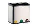 Möbelix , Silberfarben , Metall , 60 l , 60.5 cm , Haushalt, Entsorgung, Abfalleimer, Treteimer