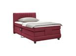 Boxspringbett Dixon Weinrot ca. 100x200cm
