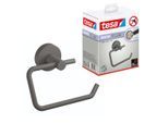 Toilettenpapierhalter TESA "MOON Toilettenrollenhalter", grau, B:13,5cm H:15,5cm L:8,5cm, Toilettenpapierhalter, grau - 9,9 cm : 14 cm : 5,3 cm