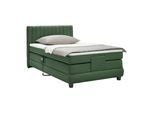 Boxspringbett Dixon Dunkelgrün ca. 100x200cm