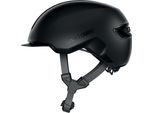 Fahrradhelm ABUS "HUD-Y" Gr. L, schwarz (velvet schwarz), Helme, L Kopfumfang: 57cm - 61cm