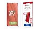 DISPLEX Displayschutzglas "Real Glass Screen Protector", transparent, B:9cm H:1,2cm T:20mm, Displayfolien, Displayschutzfolie, Schutzfolie, Bildschirmschutz, kratz- & stoßfest, Displayschutzglas
