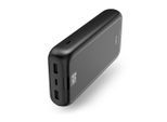 HAMA Powerbank "Powerbank, 24000 mAh, 3 Ausgänge: 1x USB-C, 2x USB-A", grau, 24.000mAh, Akkumulatoren, Powerbank
