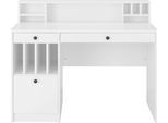 Schreibtisch OTTO HOME "Licia, Computertisch", weiß, B:120cm H:94cm T:55cm, Tische, Schreibtisch, im Landhausstil, in 2 Breiten