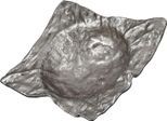 Schale GILDE "Deko-Schale Crumple silberfarben", silberfarben, B:30cm H:10cm T:30cm, Aluminium, Schüsseln, Schale