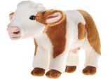 Kuscheltier HEUNEC "Streichelzoo, Kälbchen", braun, Plüschfiguren, KinderH:27cm, Plüsch, Kuscheltier, H:27cm