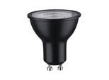 PAULMANN LED-Leuchtmittel "Standard 230V LED Reflektor 460lm 7W 2700K Schwarz matt", Energieeffizienz: G, schwarz, L:5,4cm Ø:5,1cm, Leuchtmittel, LED-Leuchtmittel